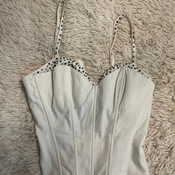 WHITE CORSET - Picture 1 of 2